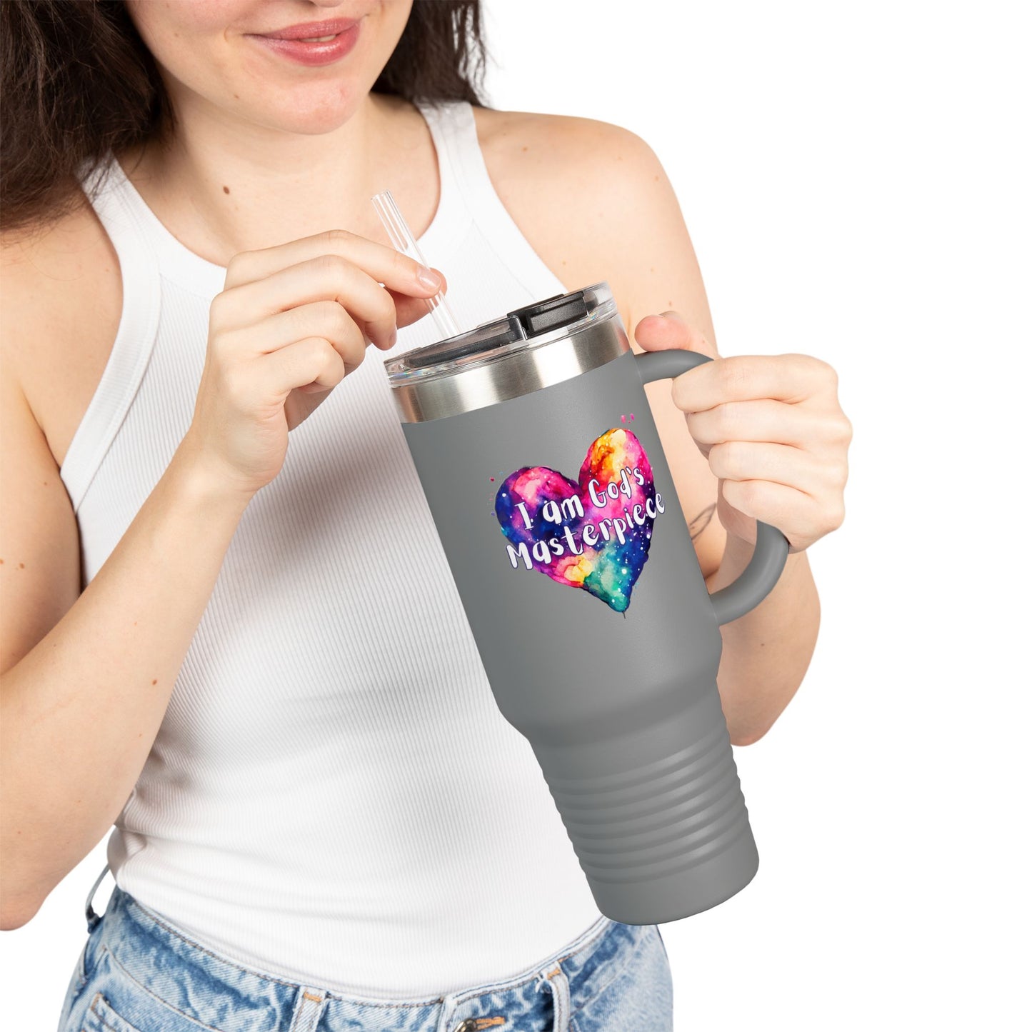 Insulated Travel Mug, 40oz God's Masterpiece