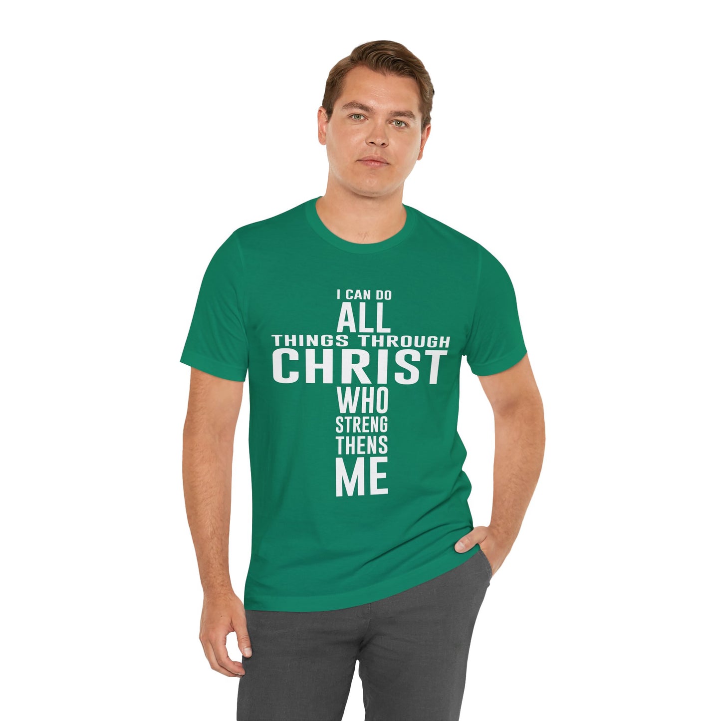 Christian Unisex Tee I can do all things through Christ