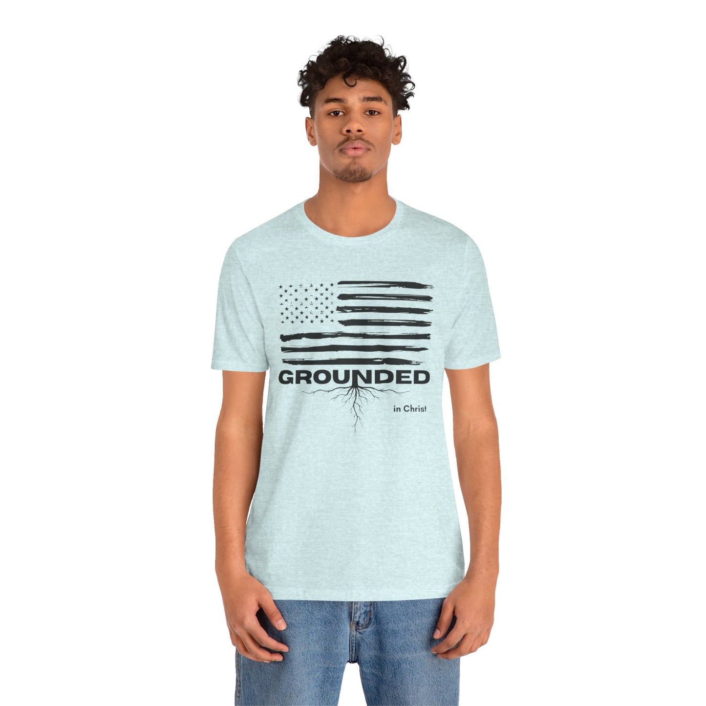 Christian Unisex Tee - Grounded in Christ T-Shirt