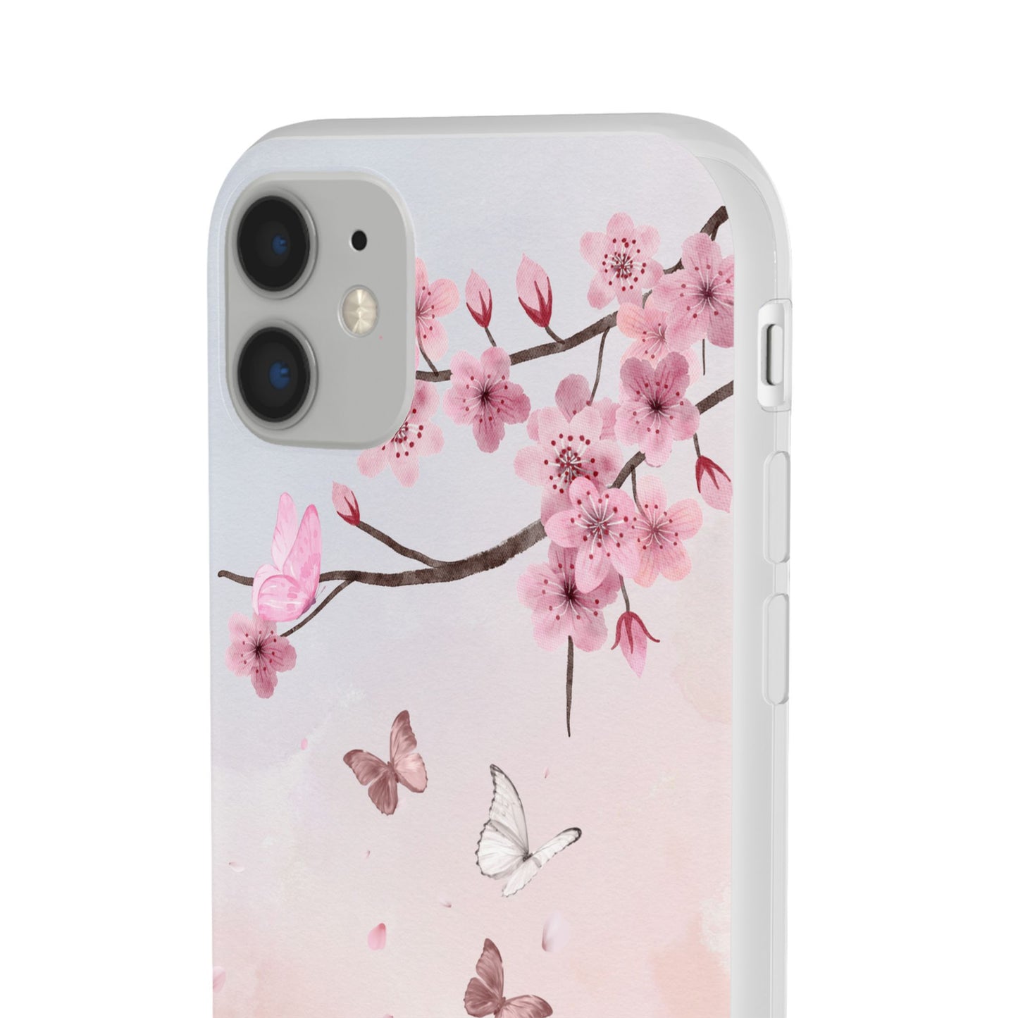 Pink Floral Flexi Case