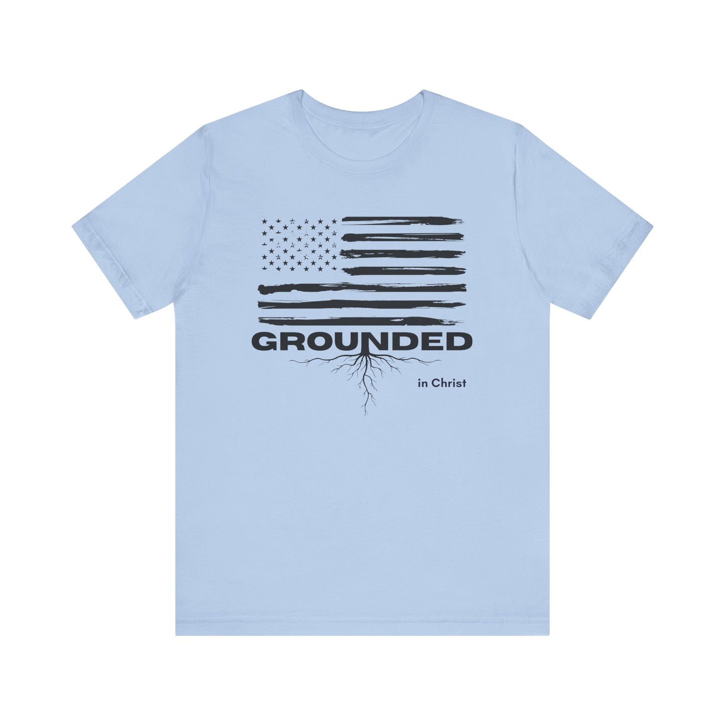 Christian Unisex Tee - Grounded in Christ T-Shirt