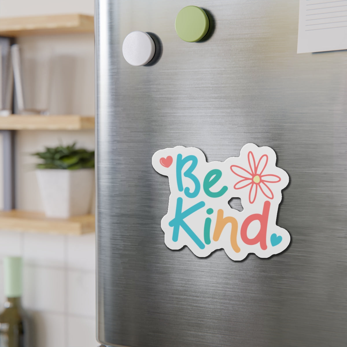 Be Kind Die-Cut Magnet - Inspirational Home Décor
