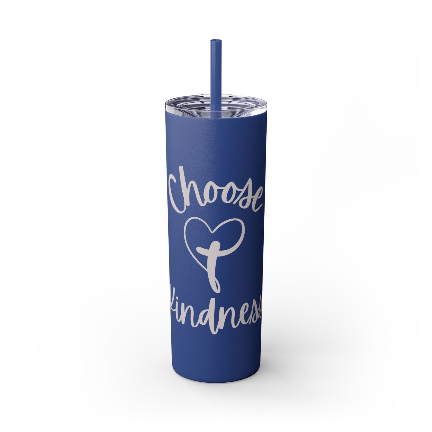 Choose Kindness Skinny Tumbler with Straw, 20oz