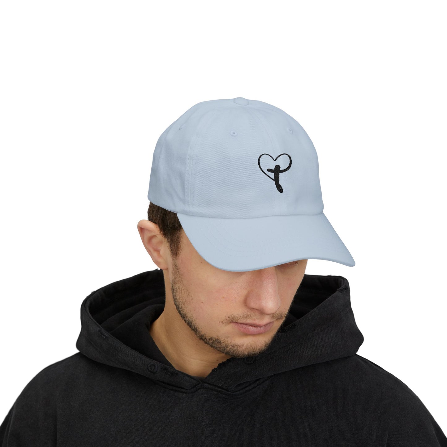Classic  Cap with heart and cross