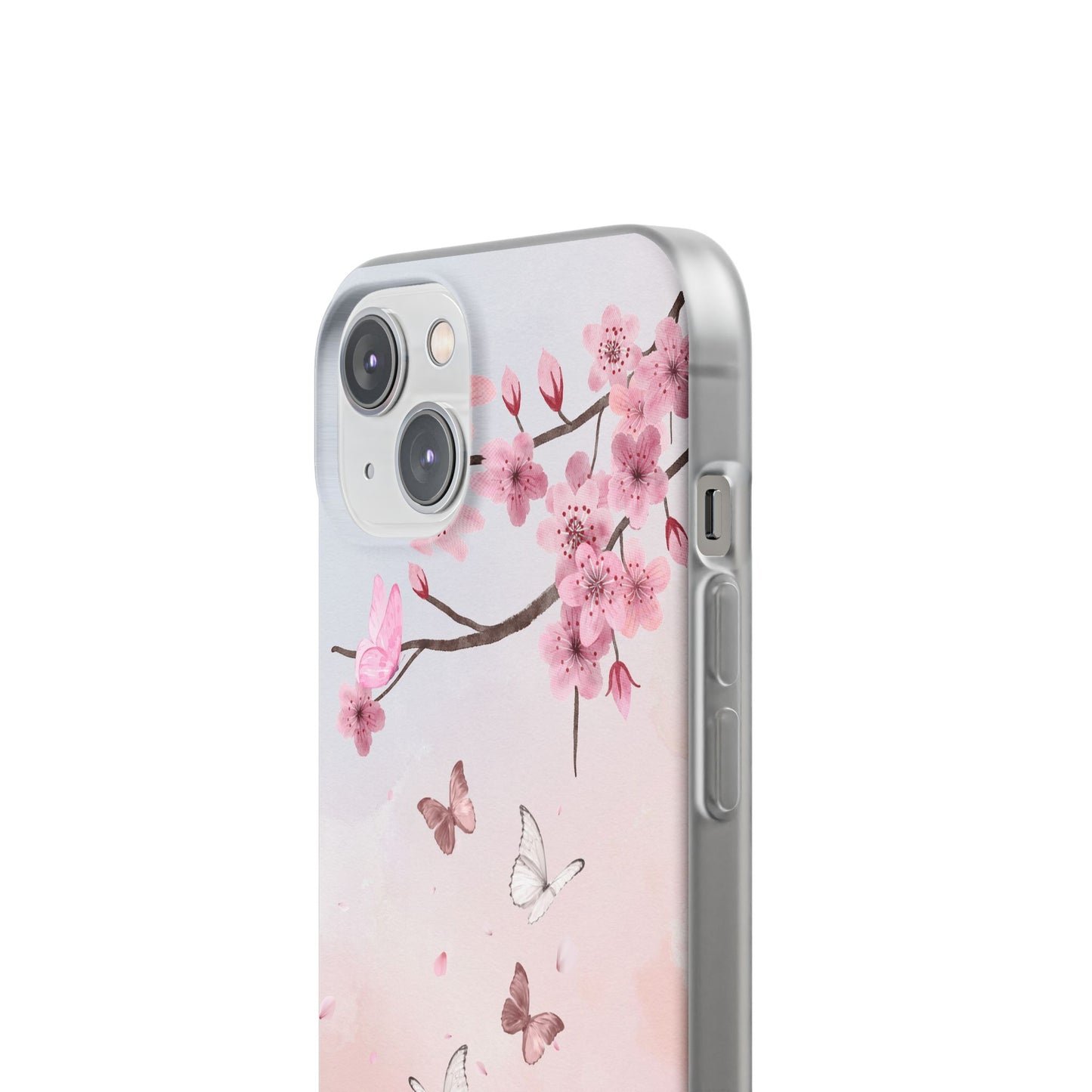 Pink Floral Flexi Case