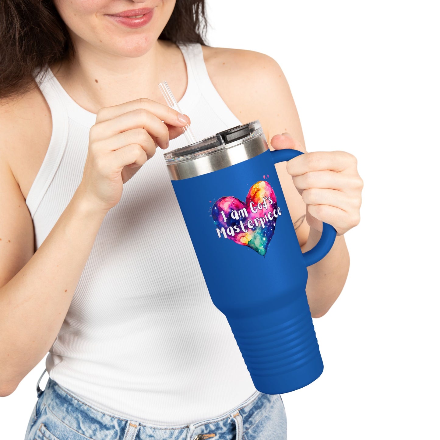 God's Masterpiece Insulated Travel Mug, 40oz