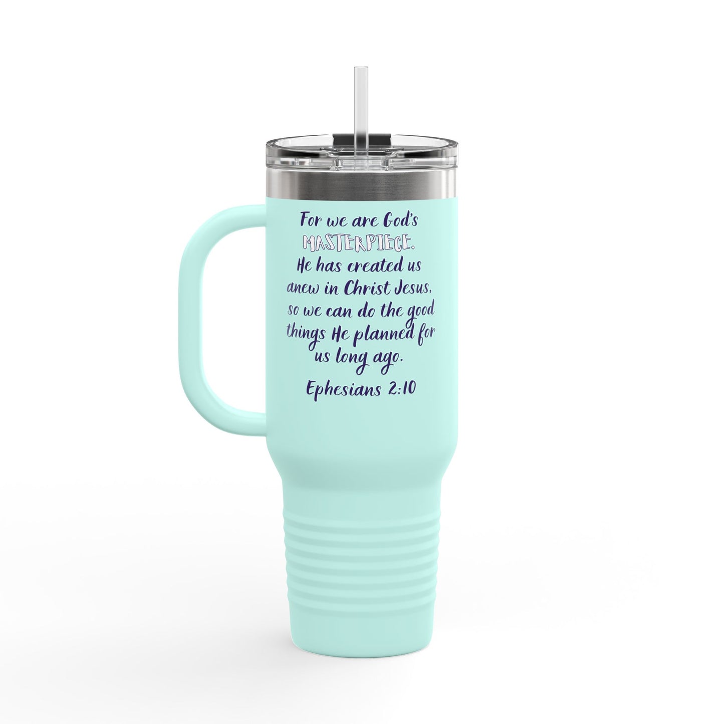 God's Masterpiece Insulated Travel Mug, 40oz