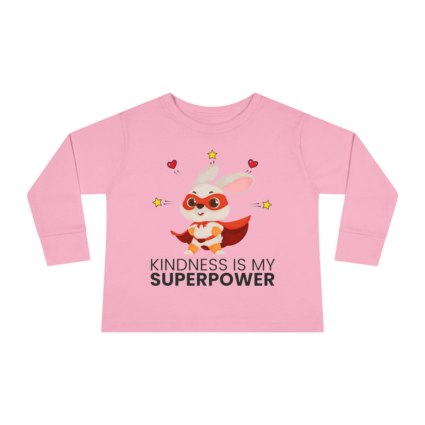 Toddler Tee - Promote Positivity, Kindness is My Superpower