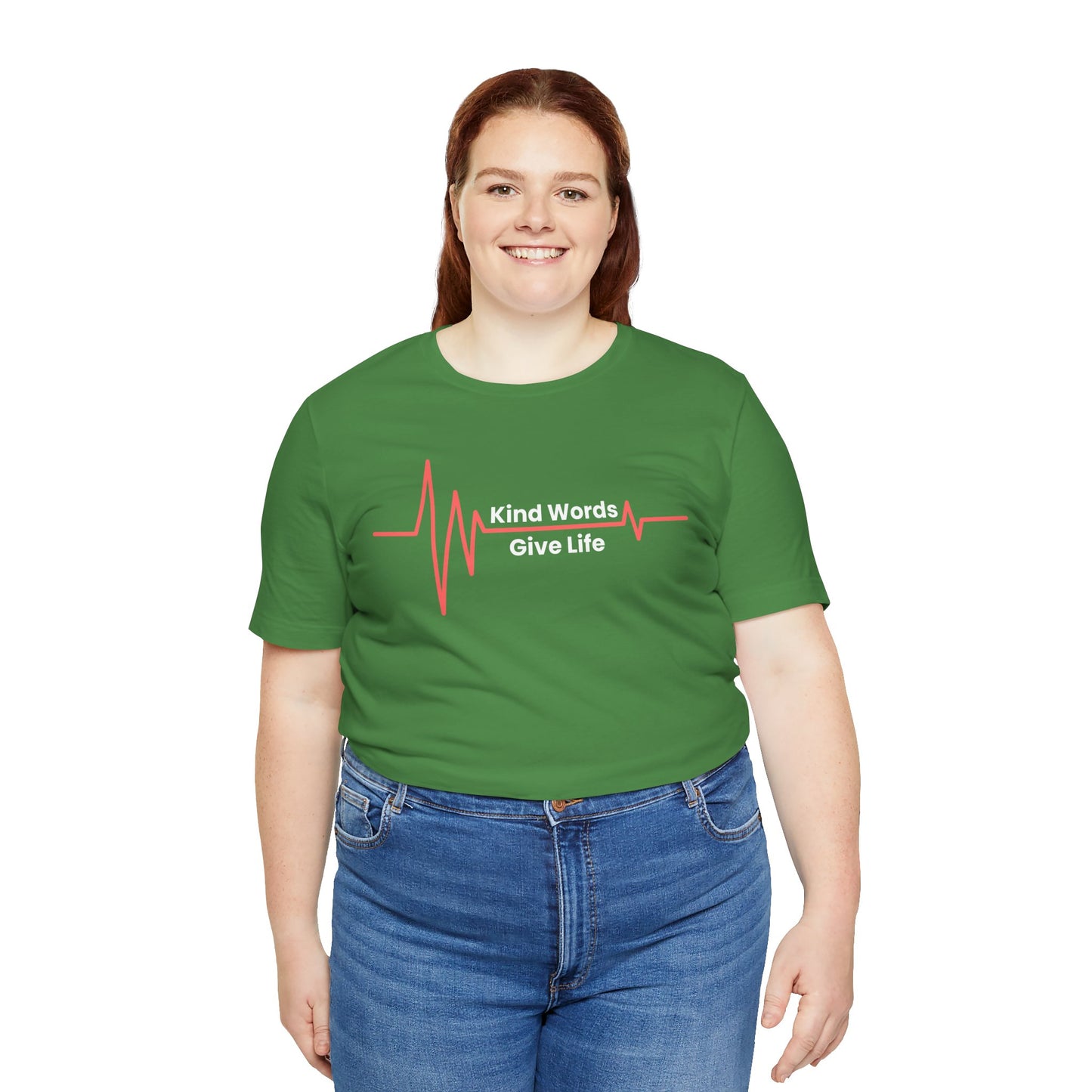 Unisex Jersey Short Sleeve Tee Kind Words Give Life