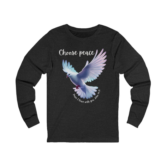 Peace Unisex Jersey Long Sleeve Tee