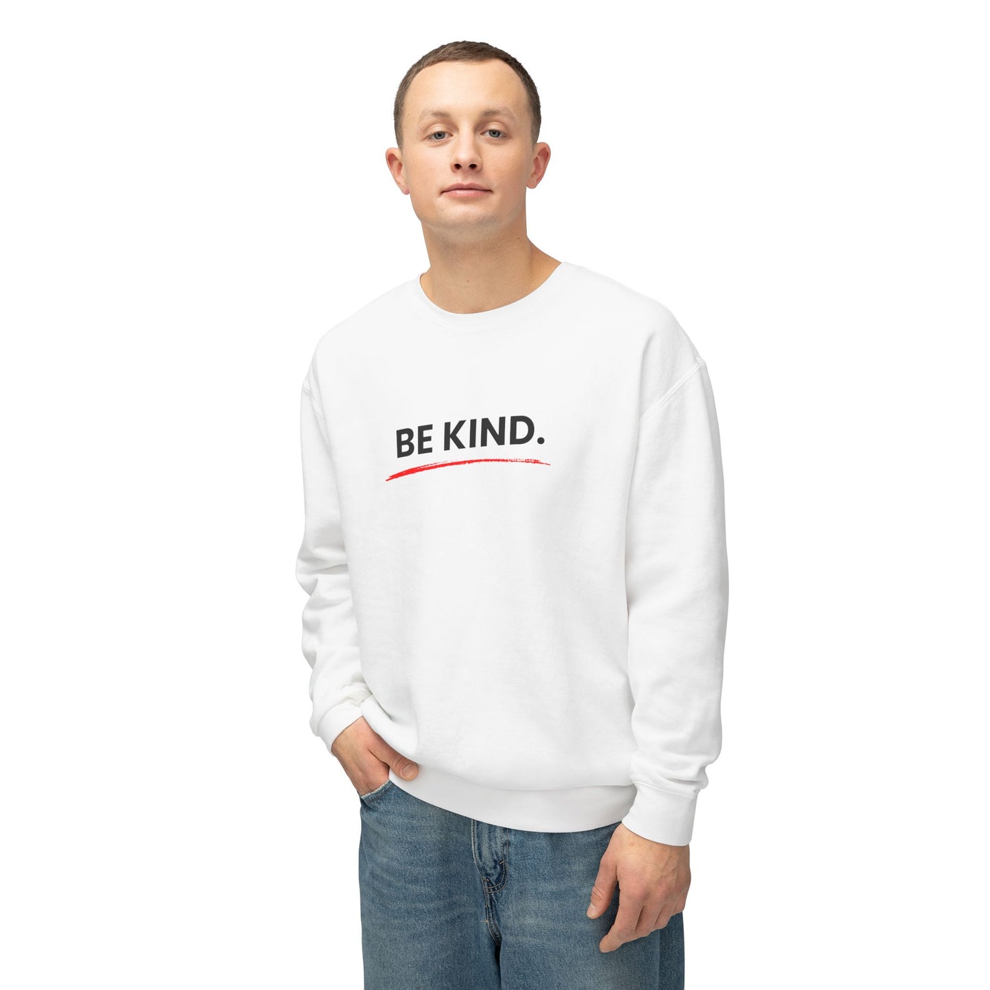Kindness Unisex Lightweight Crewneck Sweatshirt