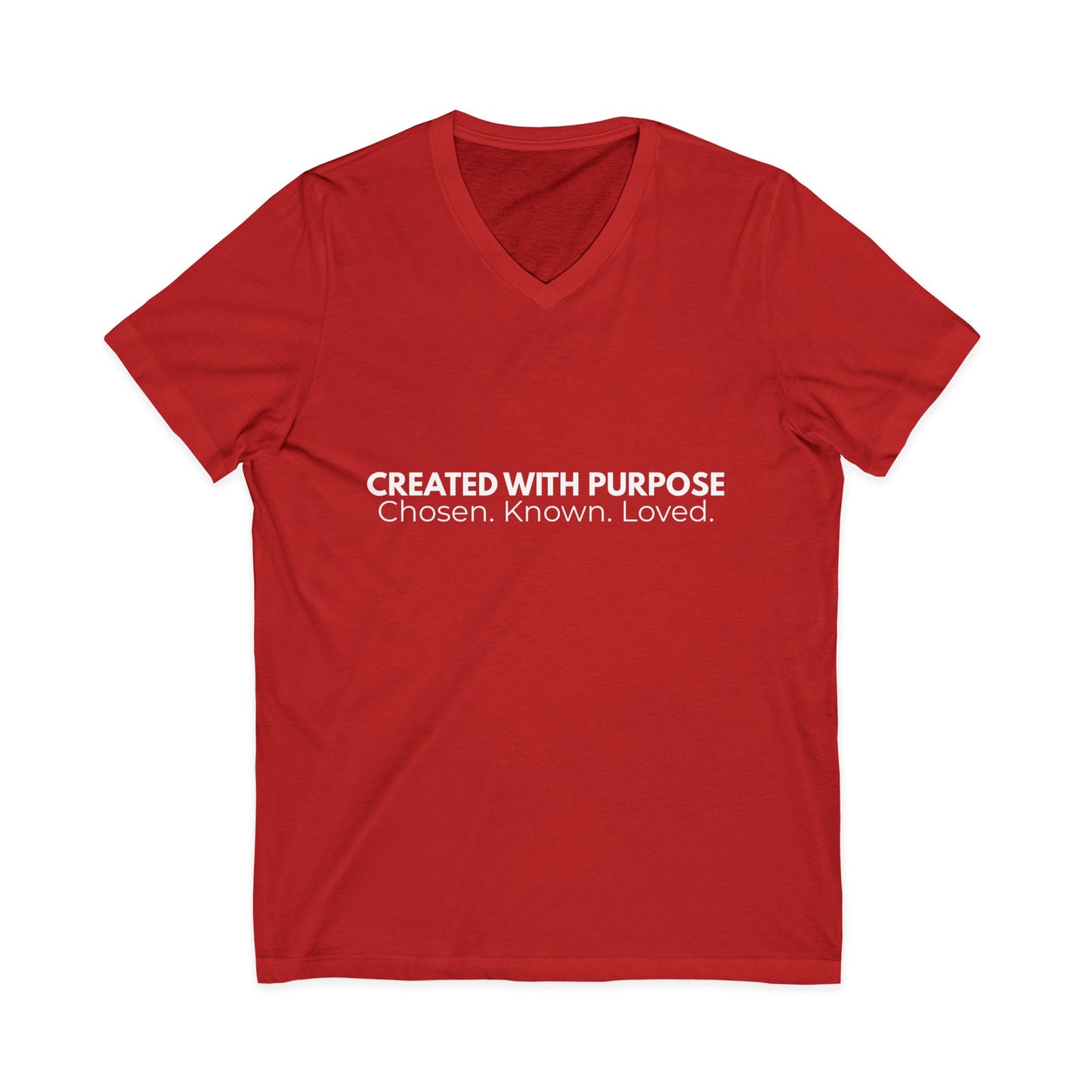 Created With Purpose Tee  Chosen. Known. Loved.