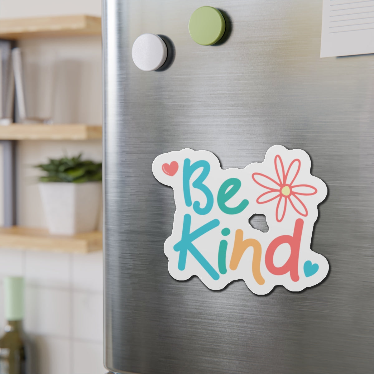 Be Kind Die-Cut Magnet - Inspirational Home Décor