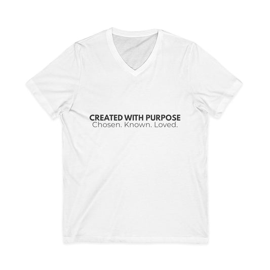 Created With Purpose Tee  Chosen. Known. Loved.