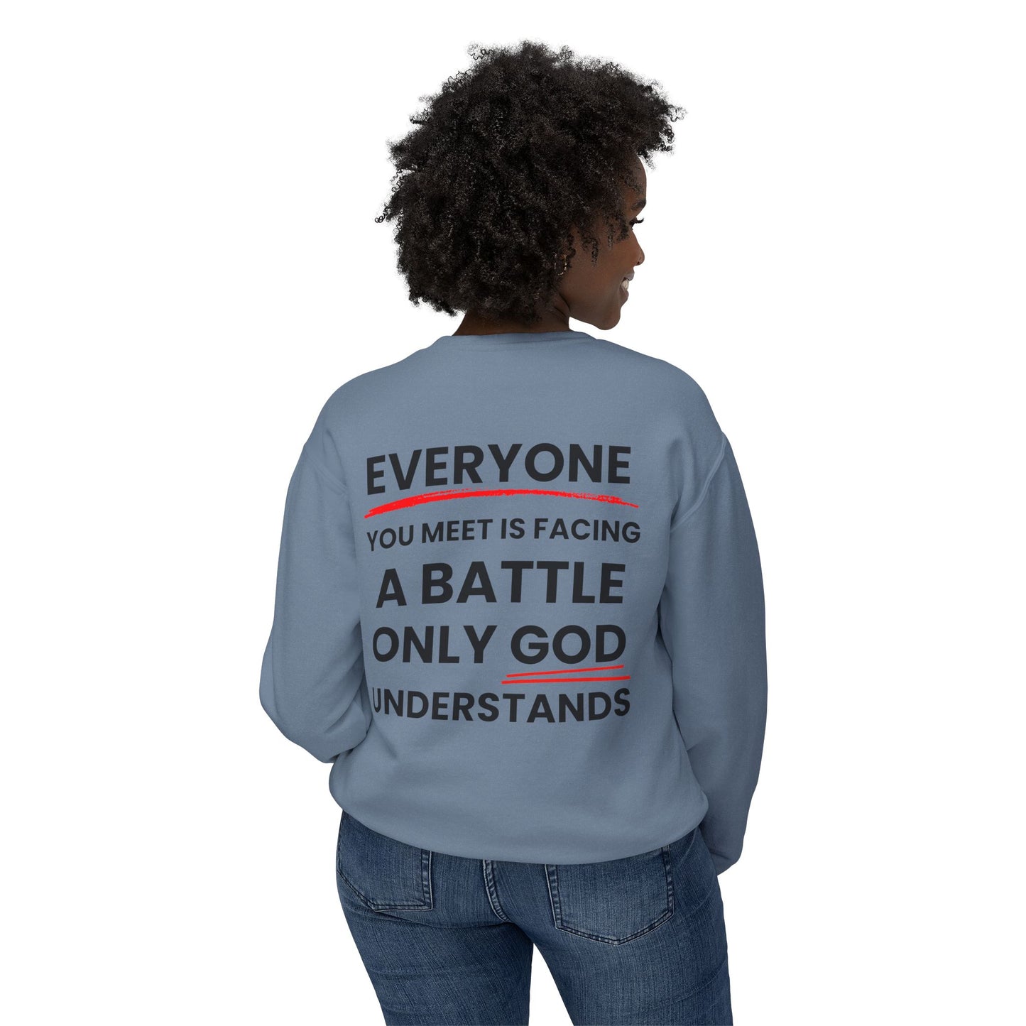 Kindness Unisex Lightweight Crewneck Sweatshirt