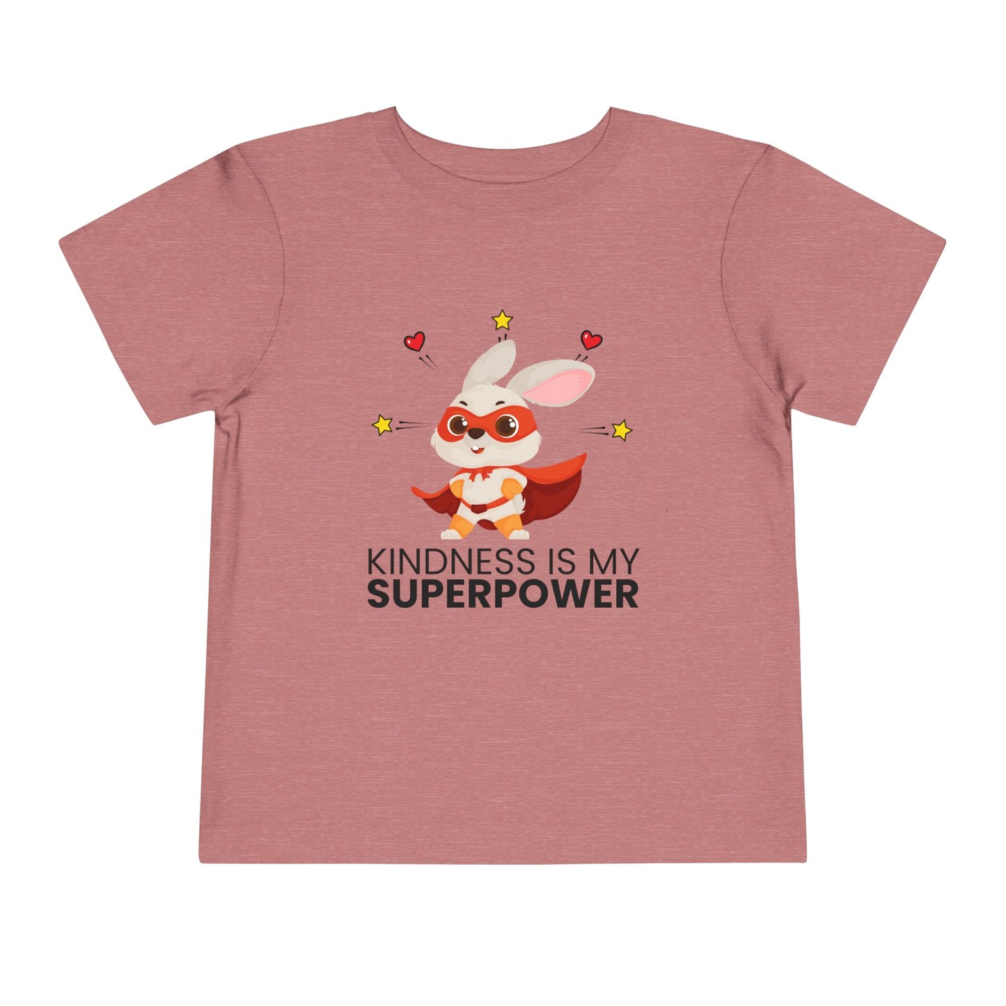 Toddler T-Shirt - 'Kindness Is My Superpower' Tee for Promoting Kindness