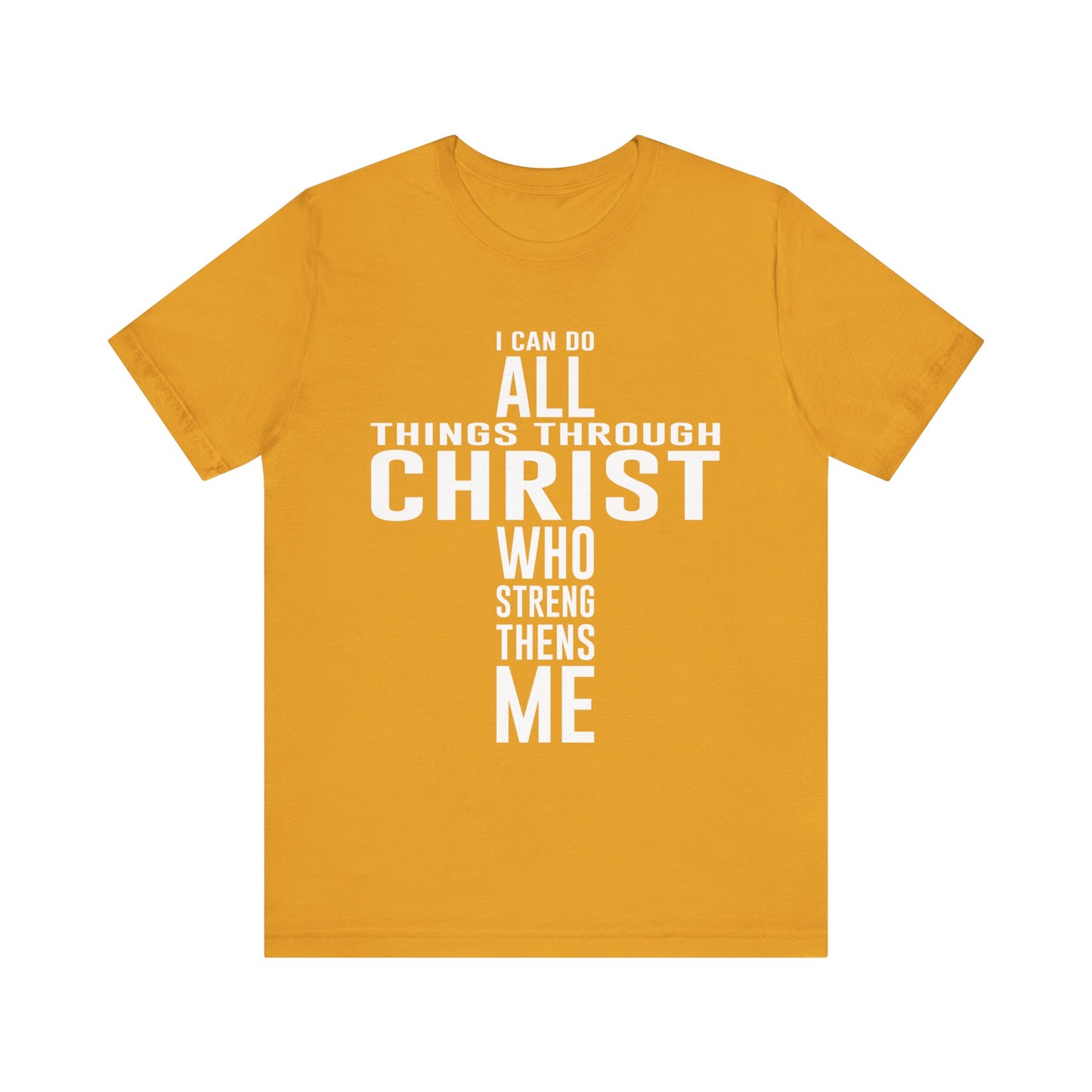 I can do all things through Christ Unisex Jersey Short Sleeve Tee