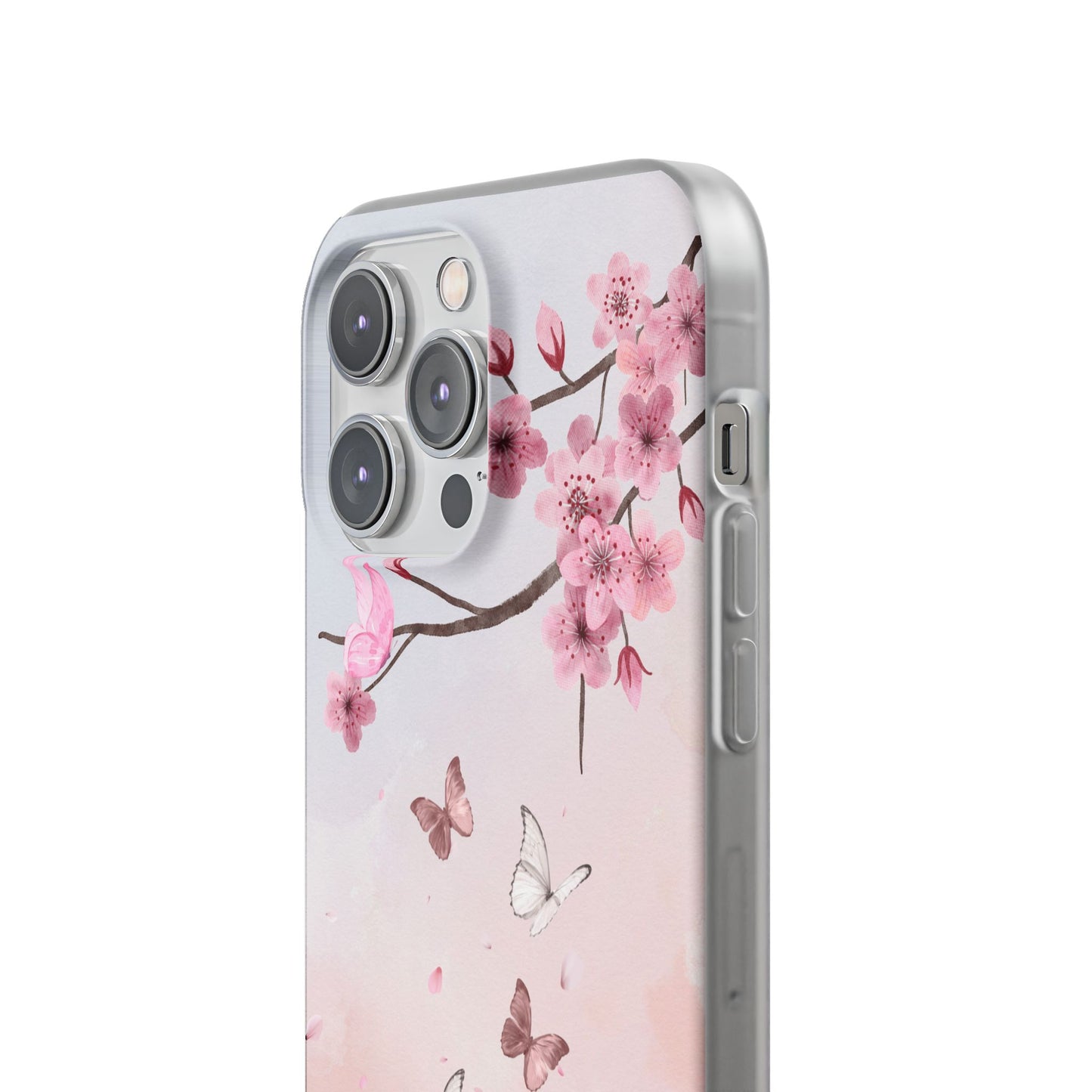 Pink Floral Flexi Case