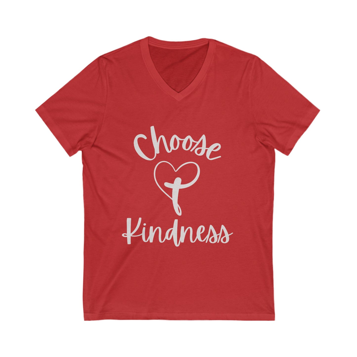 V-Neck Tee - Choose Kindness Promote Positivity