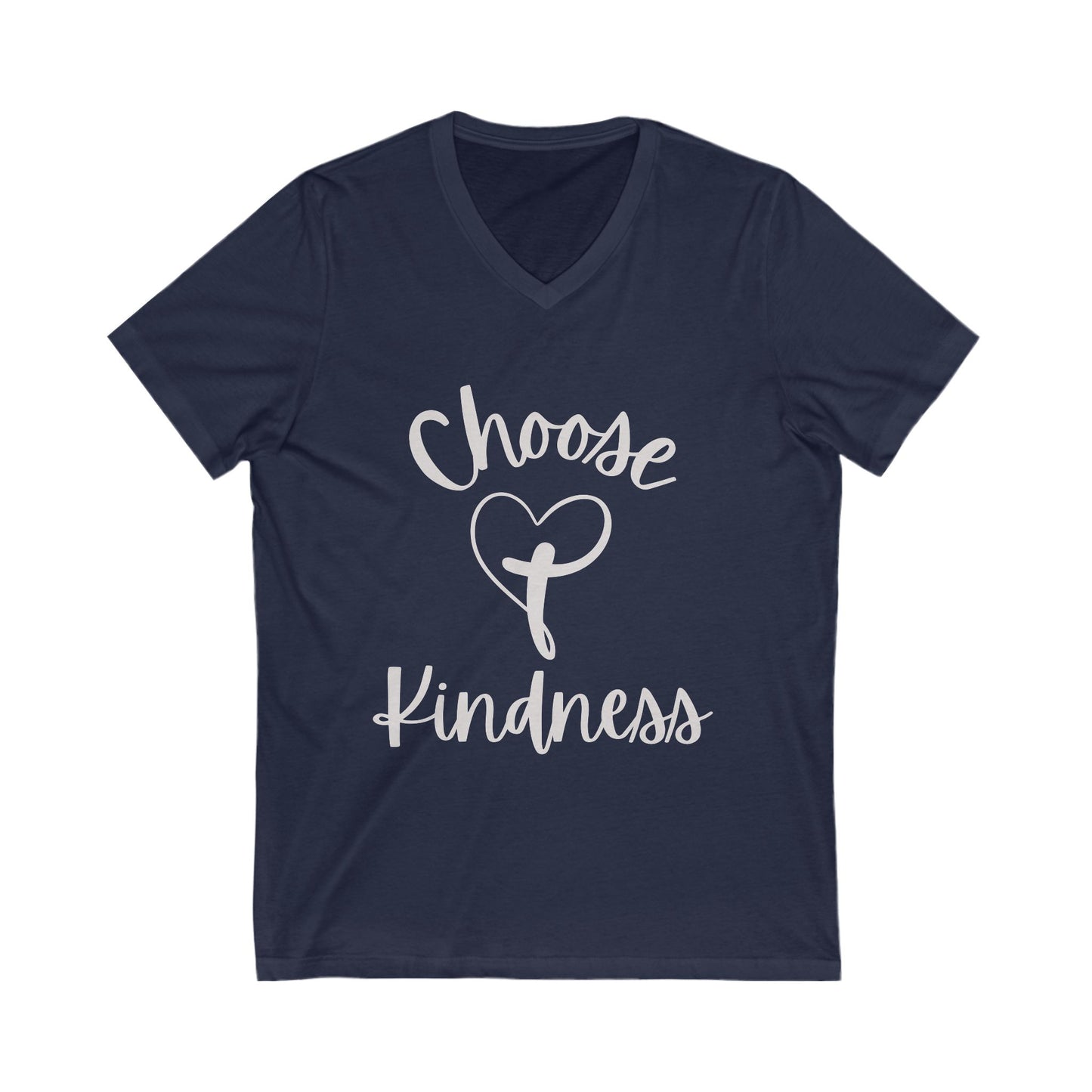 V-Neck Tee - Choose Kindness Promote Positivity