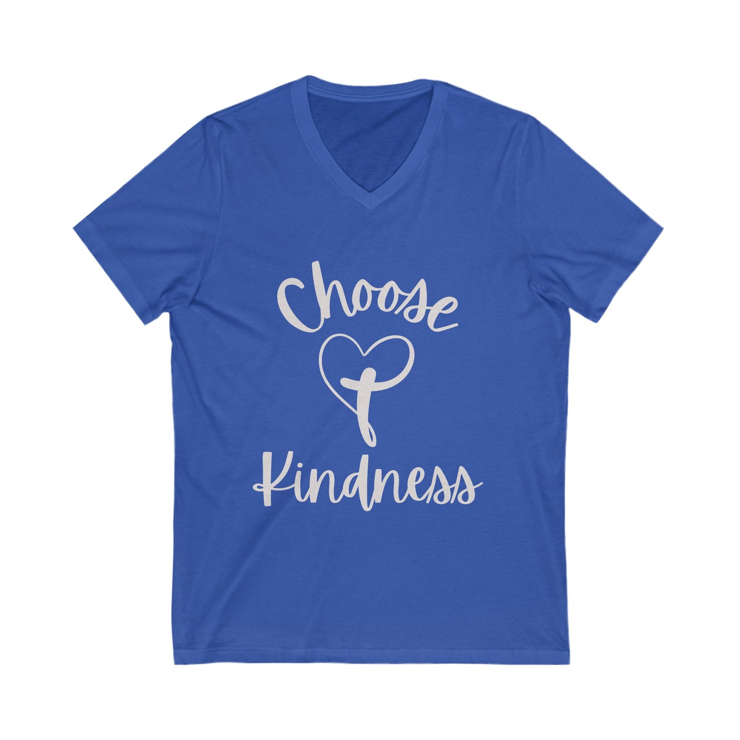 V-Neck Tee - Choose Kindness Promote Positivity