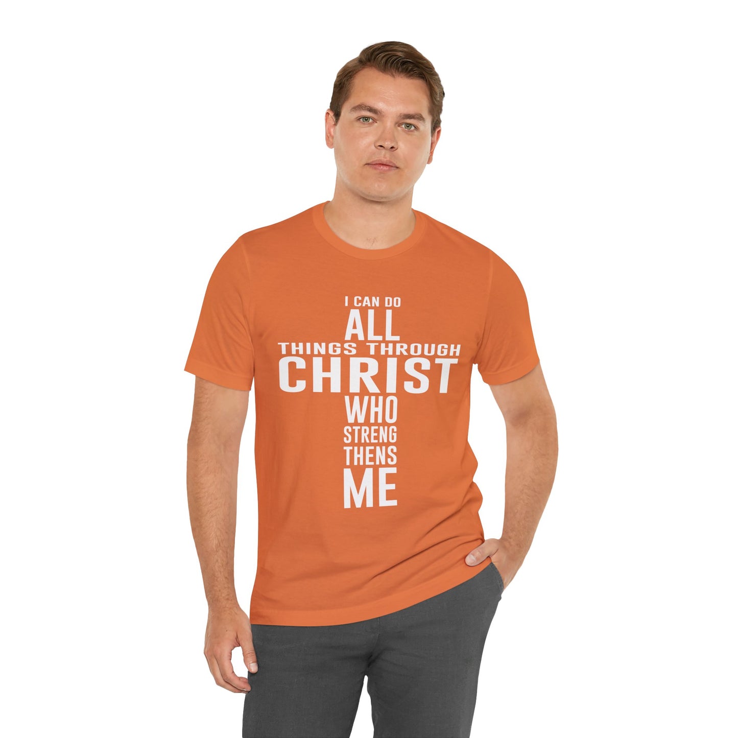 Christian Unisex Tee I can do all things through Christ