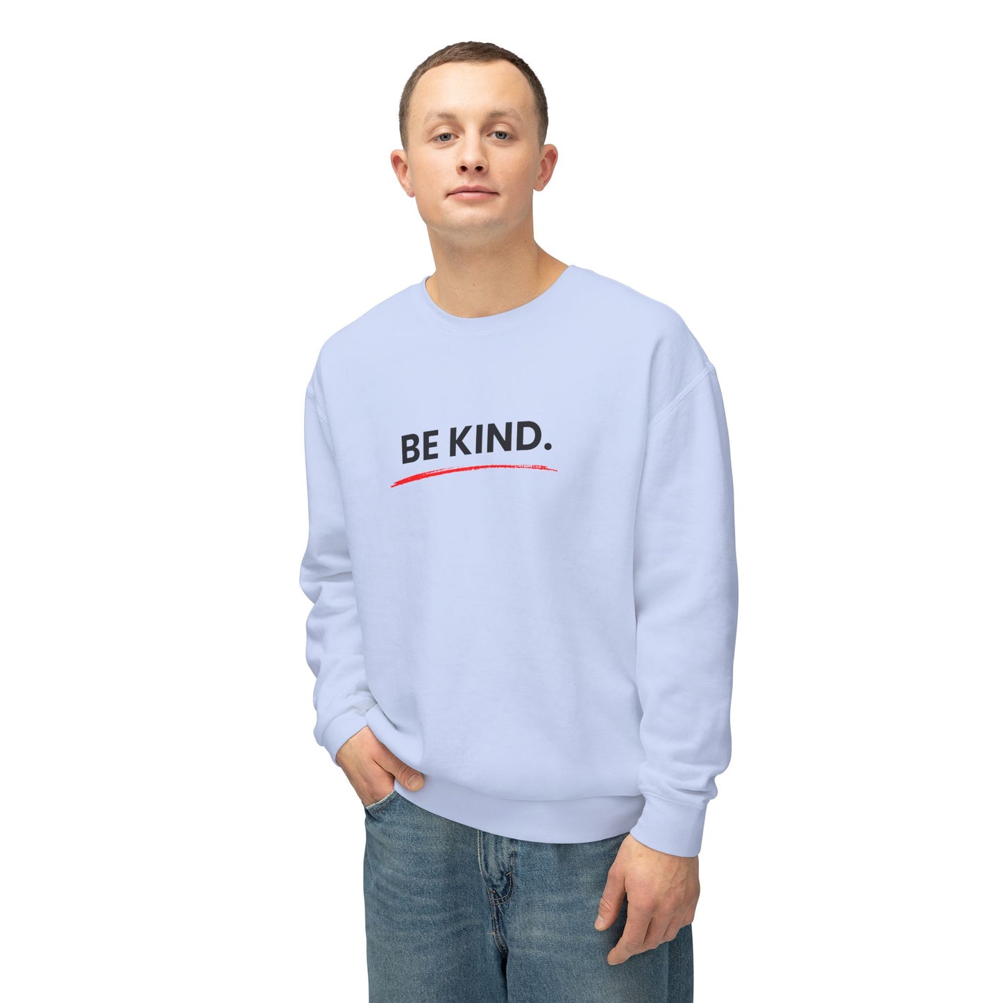 Kindness Unisex Lightweight Crewneck Sweatshirt