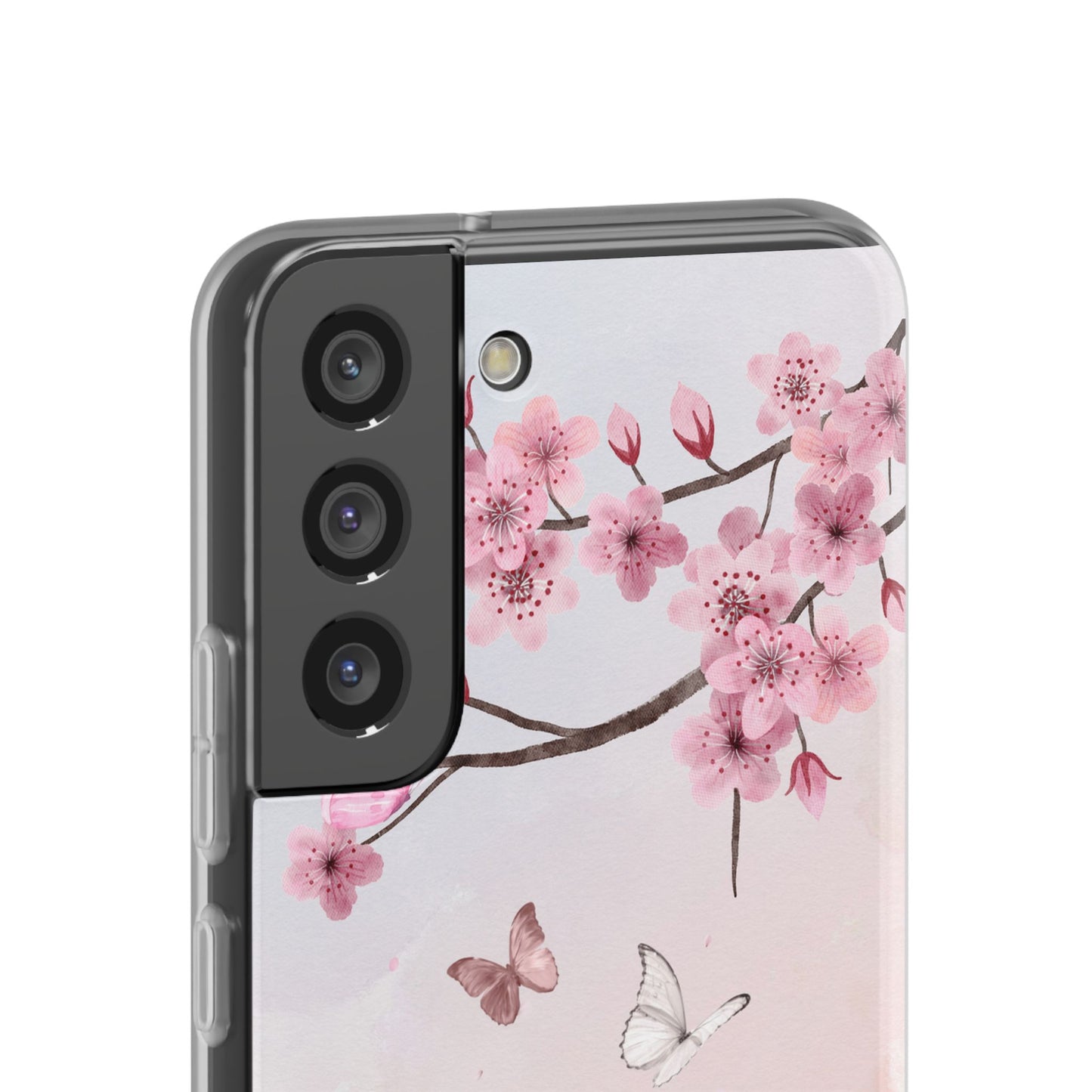 Pink Floral Flexi Case