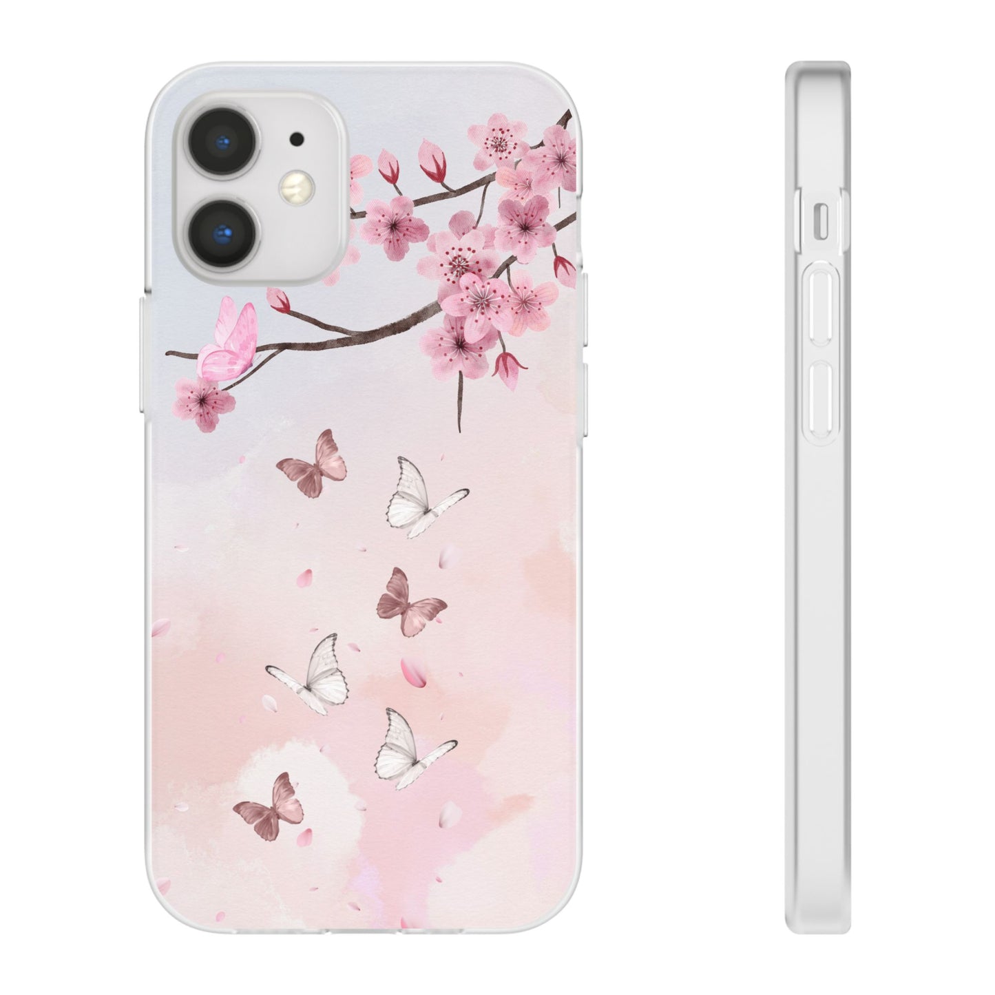 Pink Floral Flexi Case