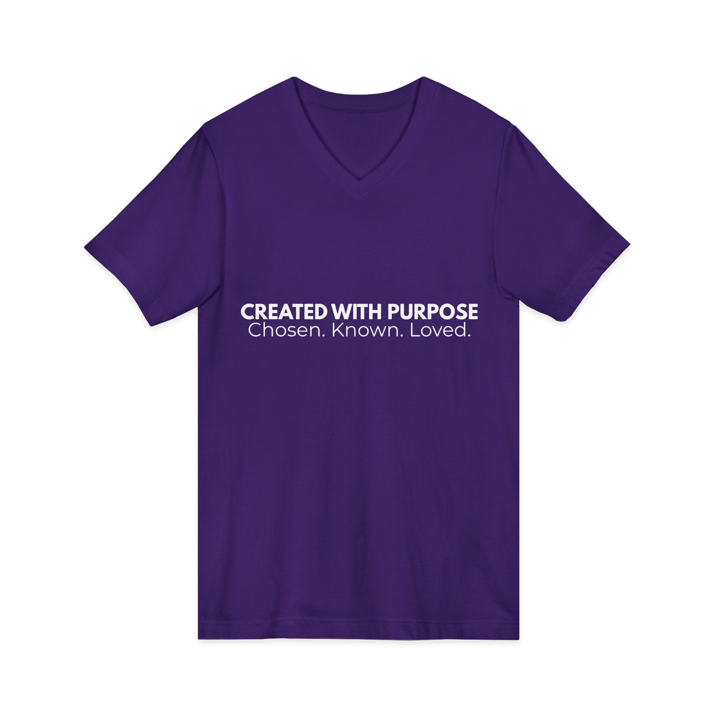 Created With Purpose Tee  Chosen. Known. Loved.