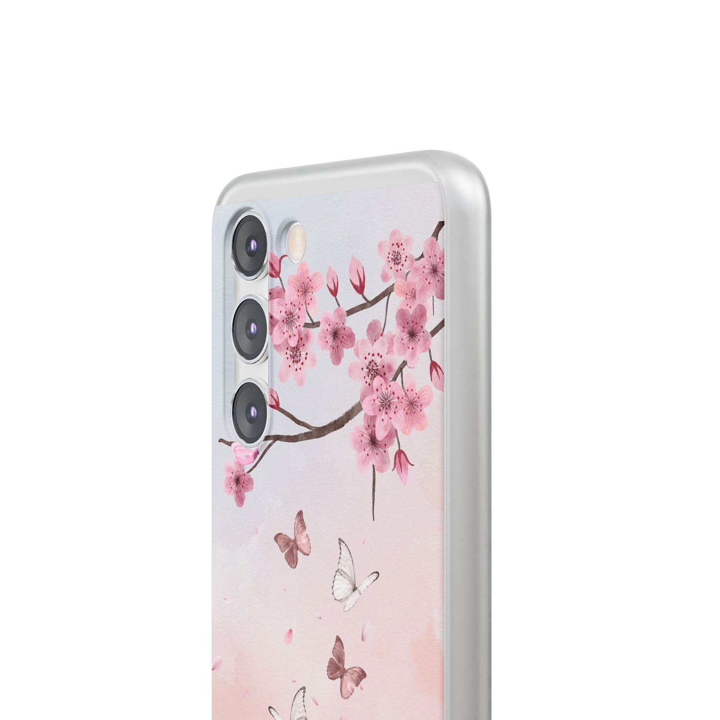 Pink Floral Flexi Case