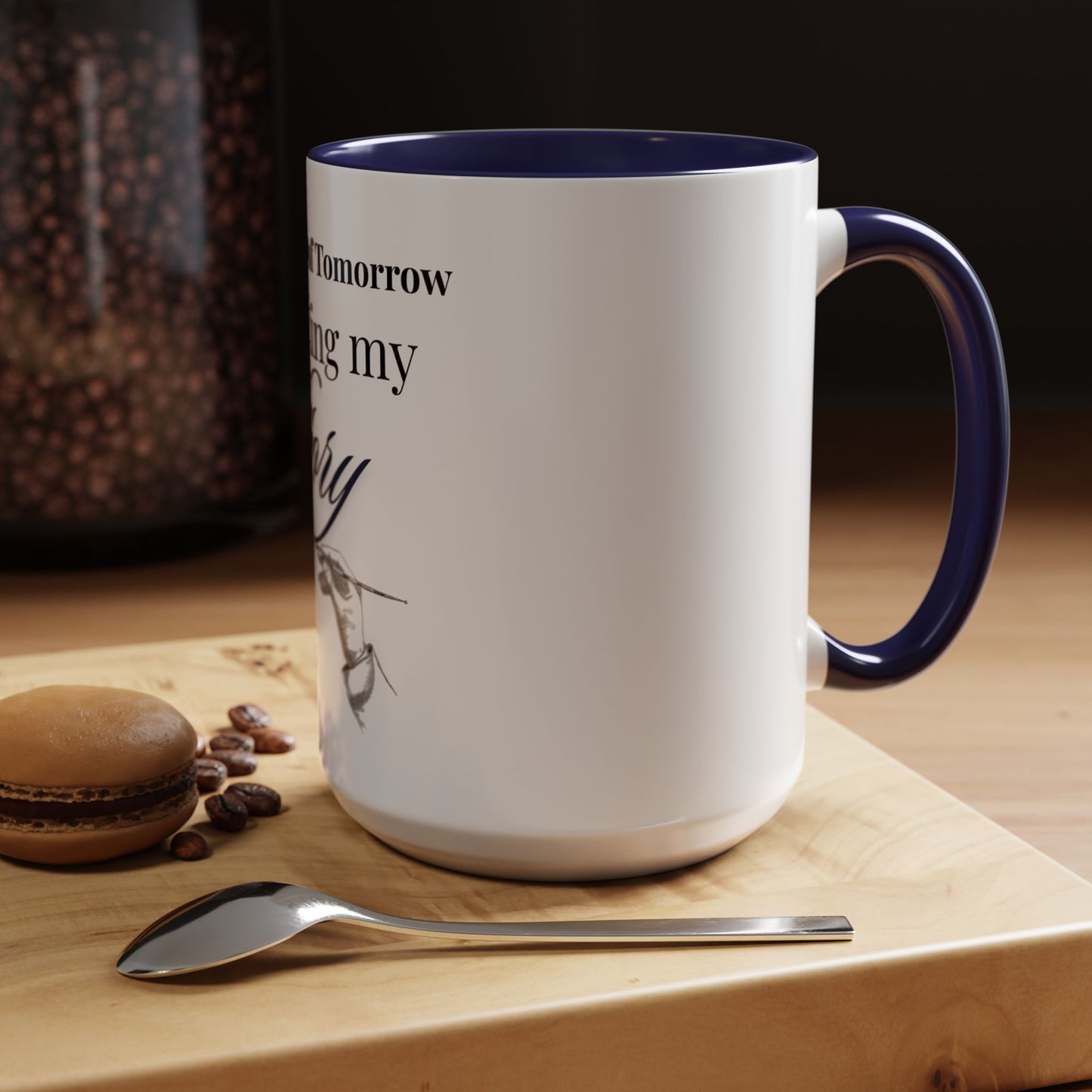 The Author of Tomorrow is Writing My Story Mug-Inspirational Faith Coffee Cup, Christian Gift
