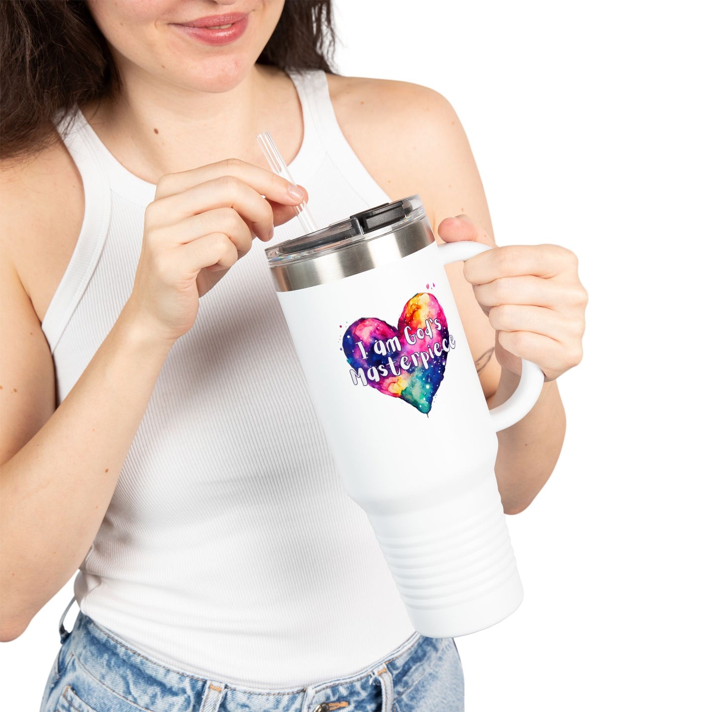 God's Masterpiece Insulated Travel Mug, 40oz