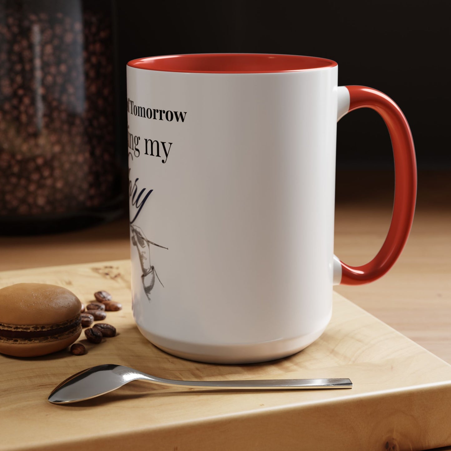 The Author of Tomorrow is Writing My Story Mug-Inspirational Faith Coffee Cup, Christian Gift