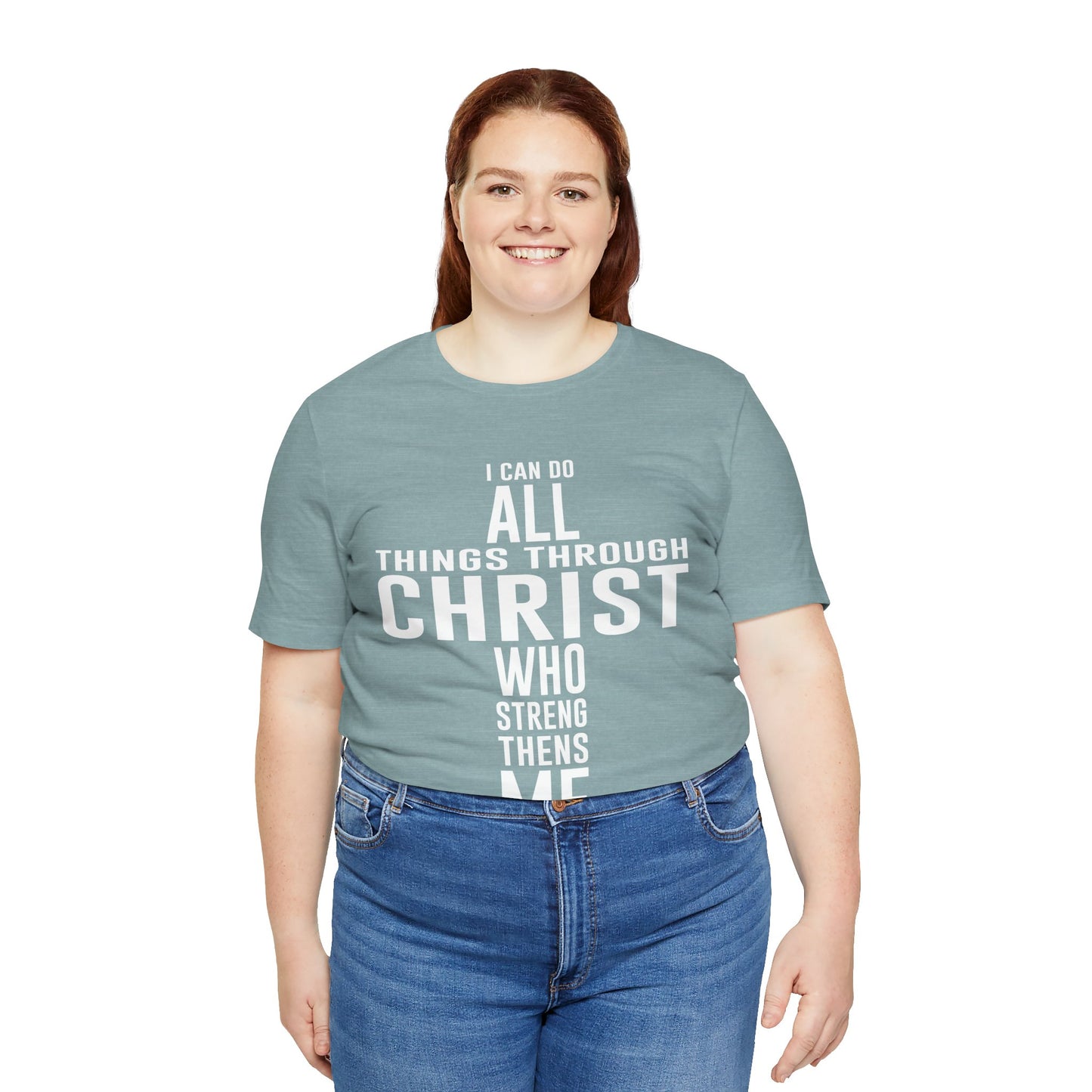 Christian Unisex Tee I can do all things through Christ