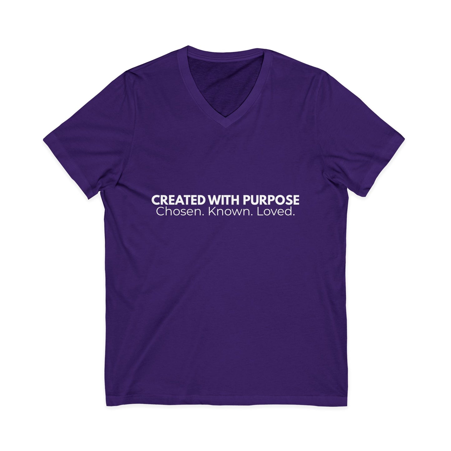 Created With Purpose Tee  Chosen. Known. Loved.