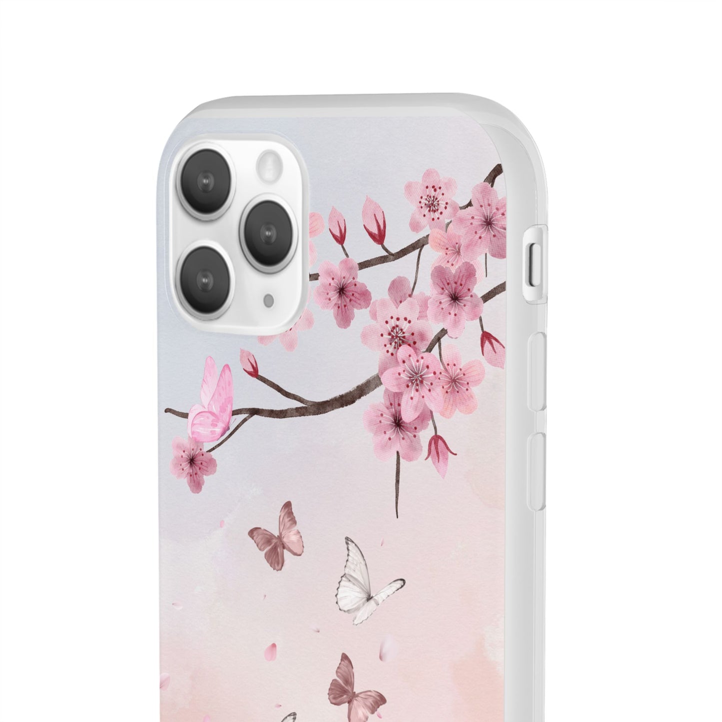 Pink Floral Flexi Case