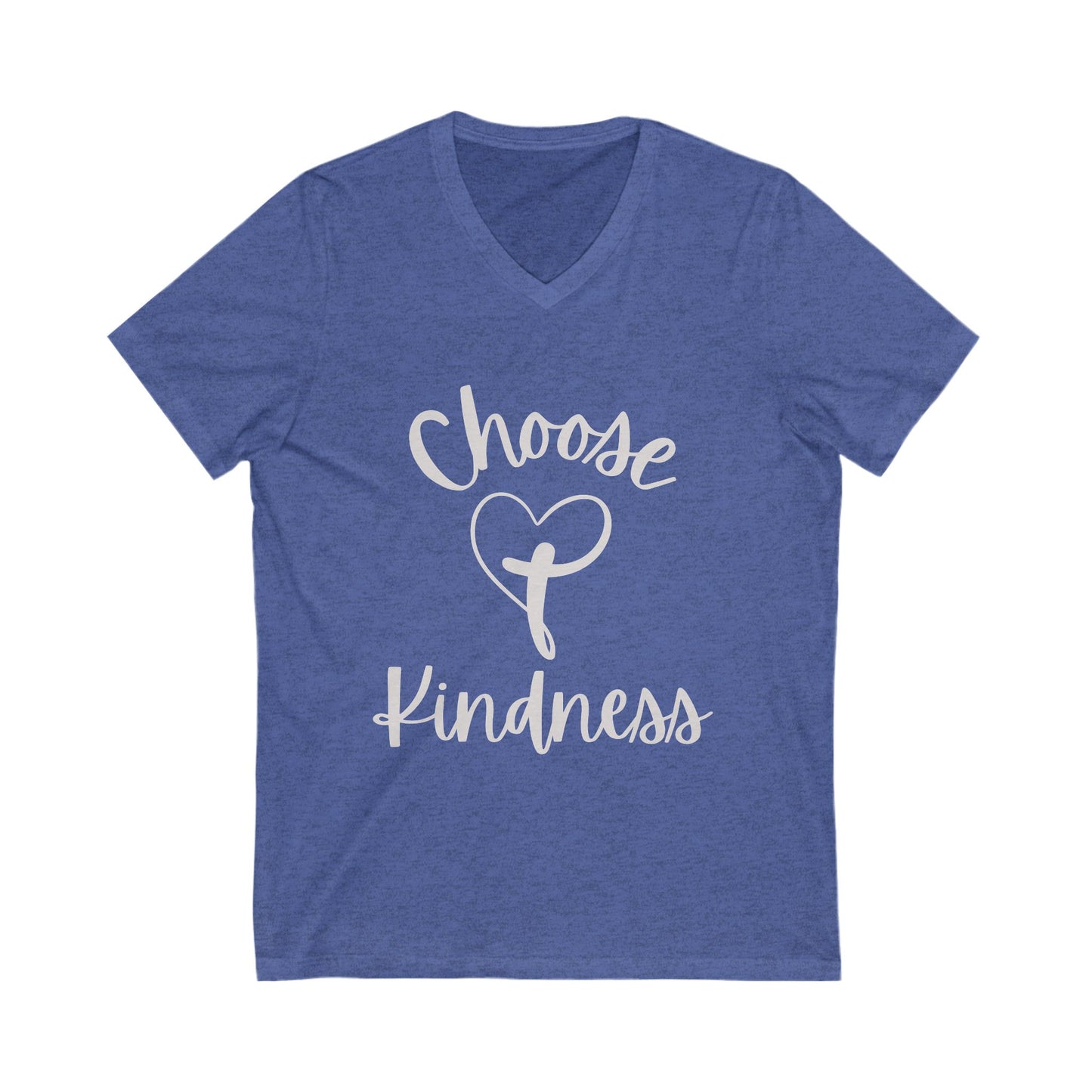 V-Neck Tee - Choose Kindness Promote Positivity