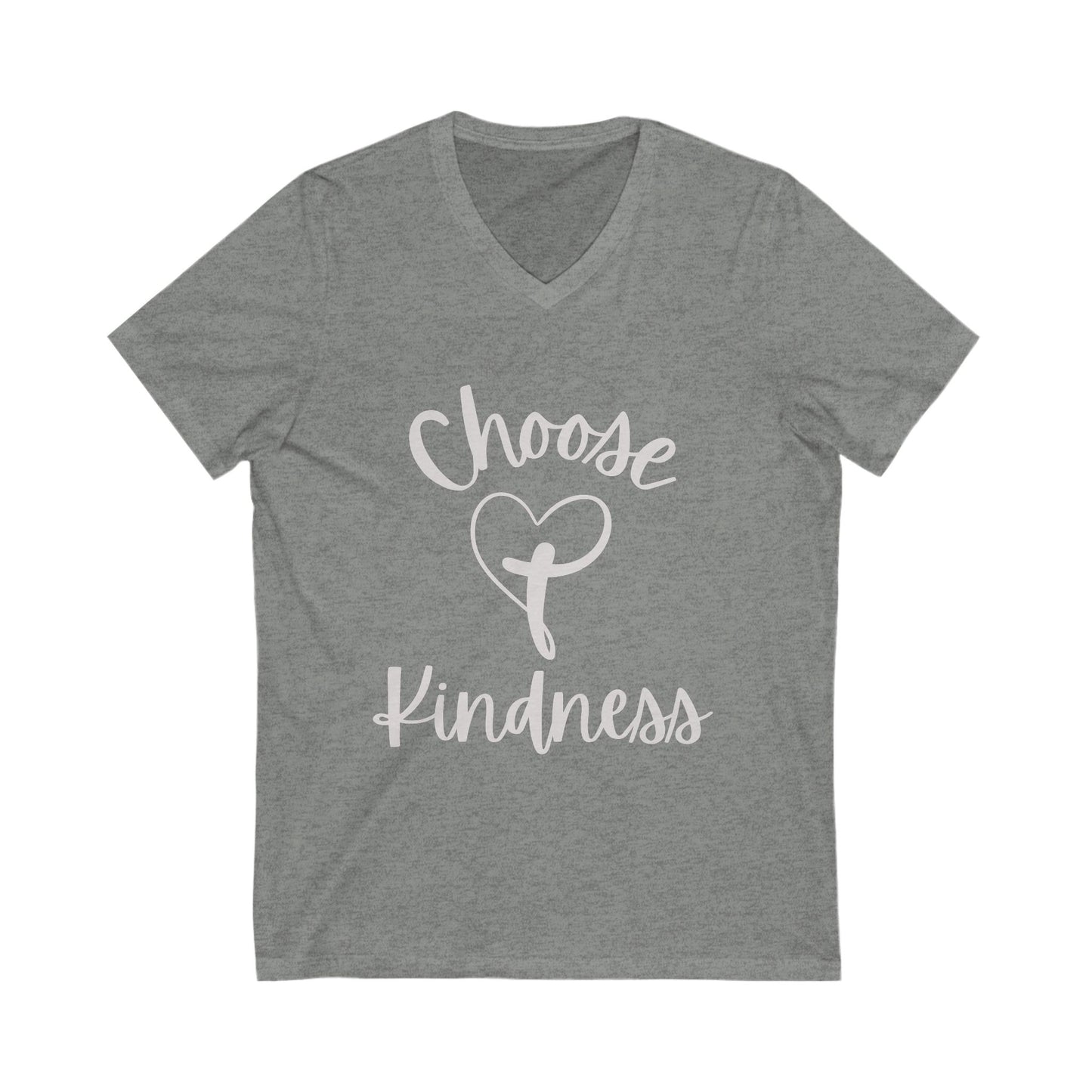 V-Neck Tee - Choose Kindness Promote Positivity