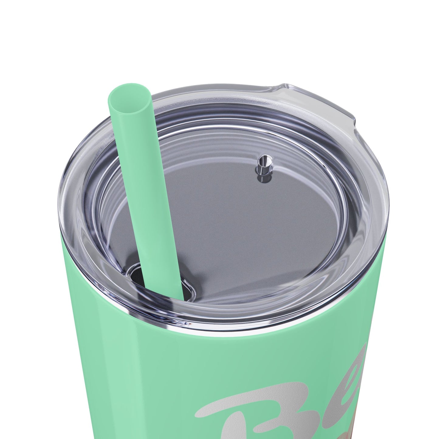 Be Kind Skinny Tumbler with Straw, 20oz