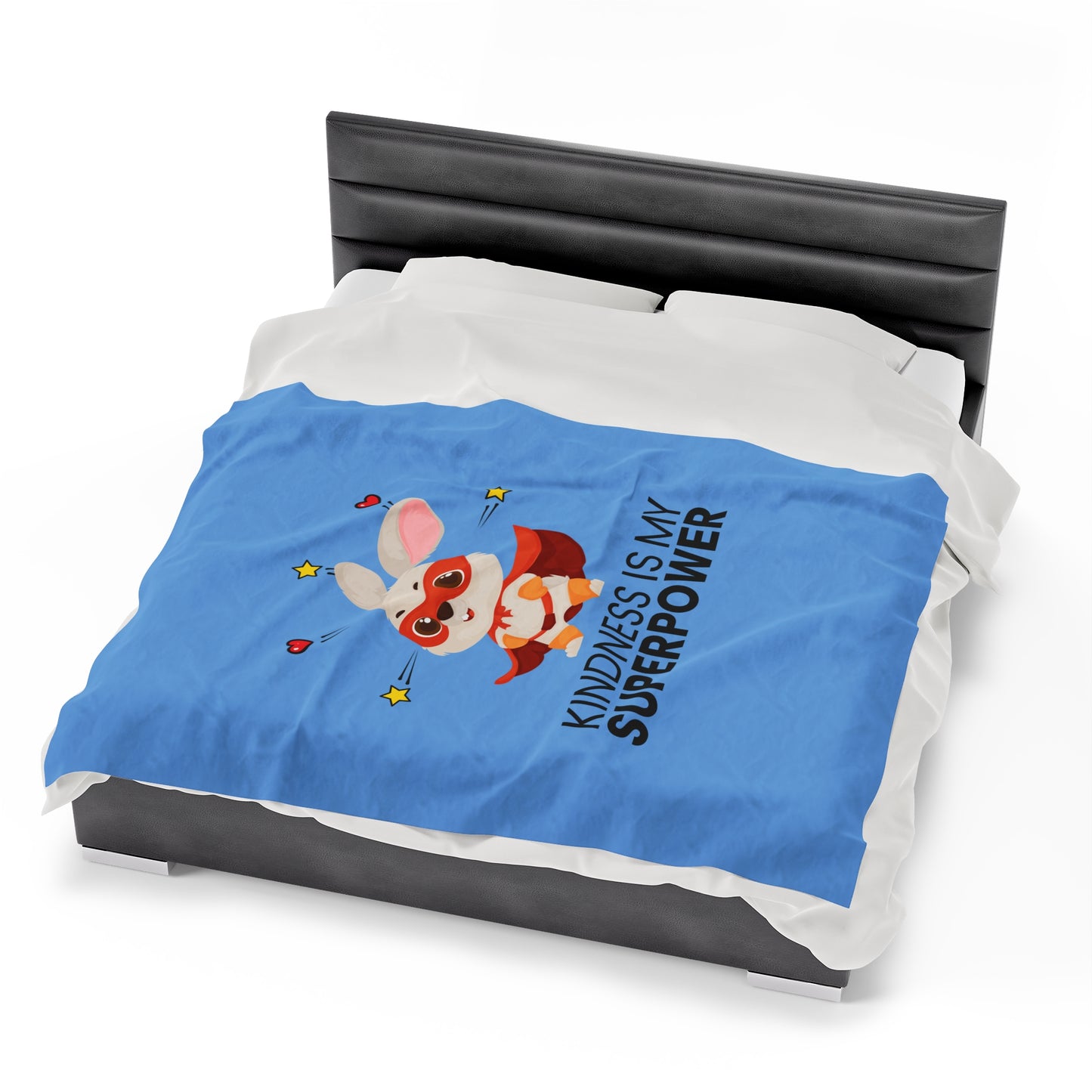 Velveteen Plush Blanket Kindness is my Superpower