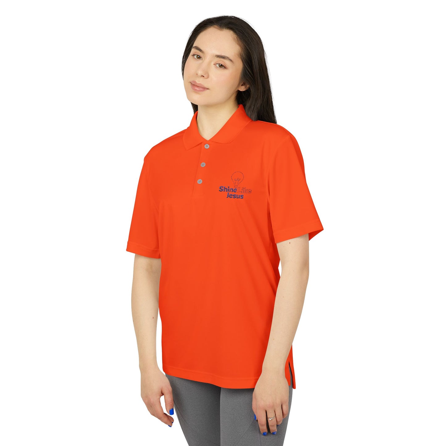 Adidas Unisex Performance Polo - Shine Like Jesus