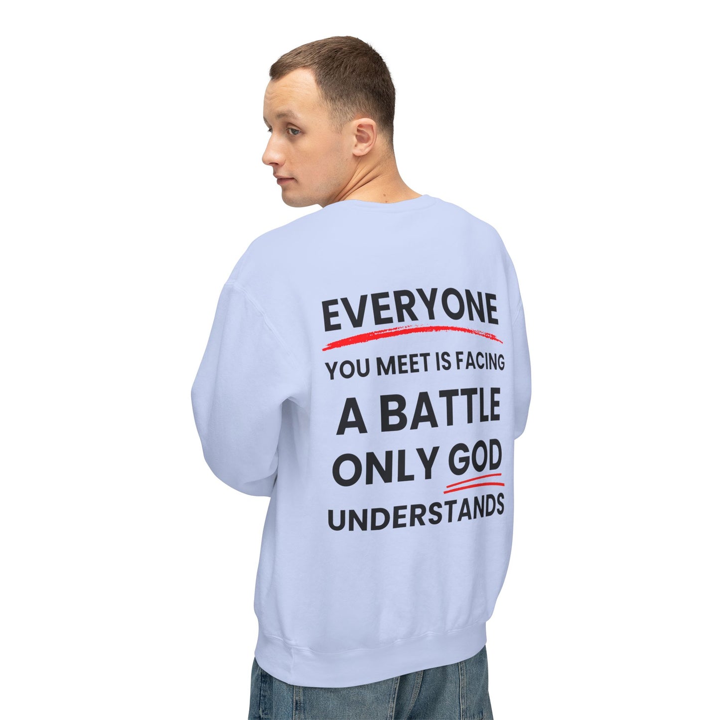 Kindness Unisex Lightweight Crewneck Sweatshirt