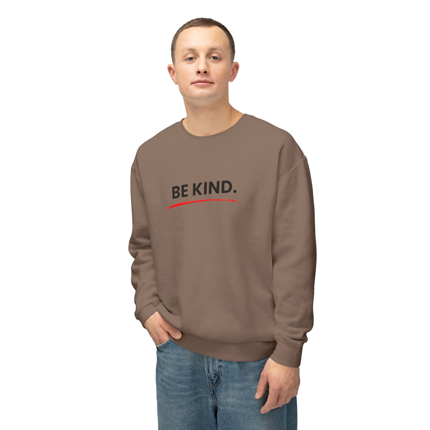 Kindness Unisex Lightweight Crewneck Sweatshirt