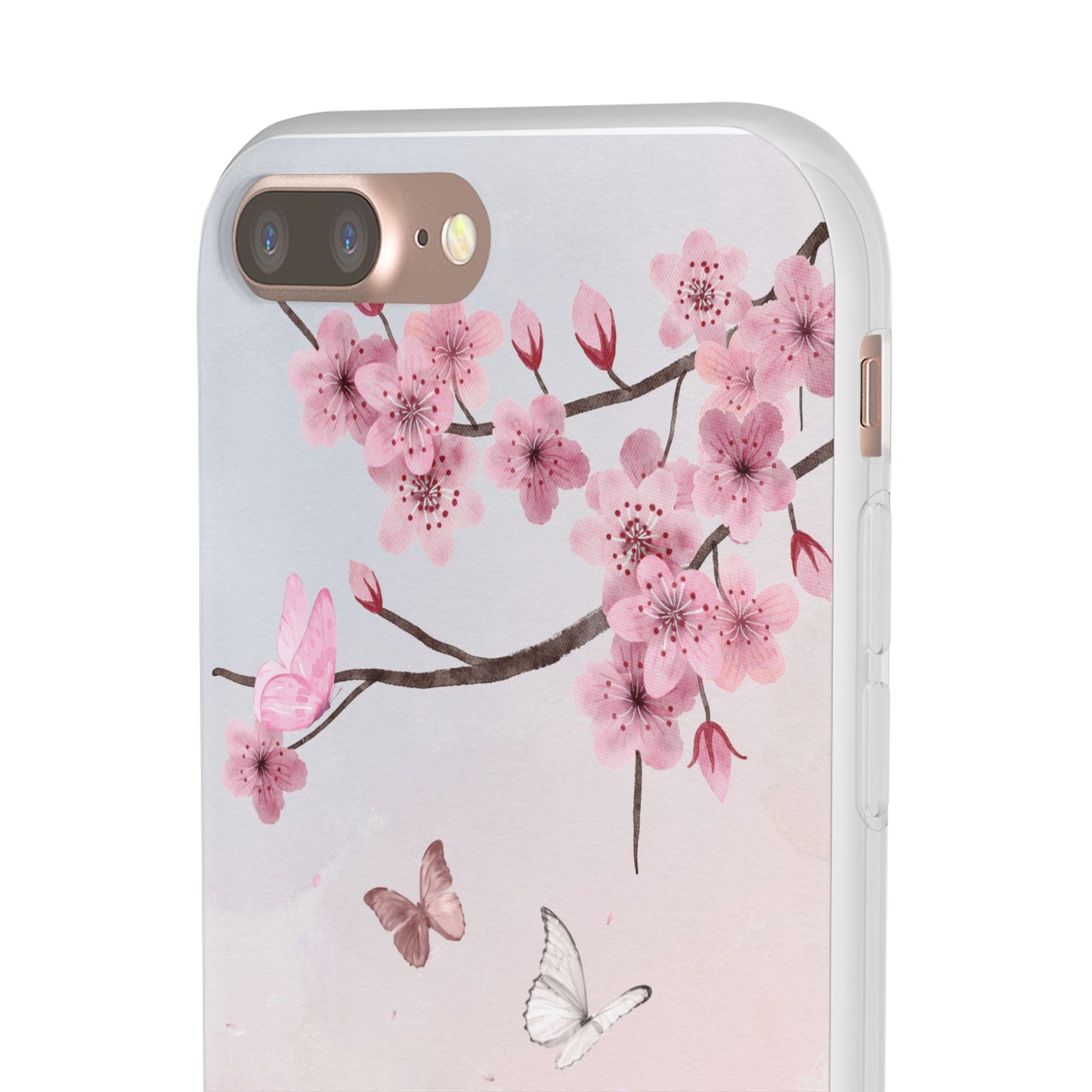 Pink Floral Flexi Case