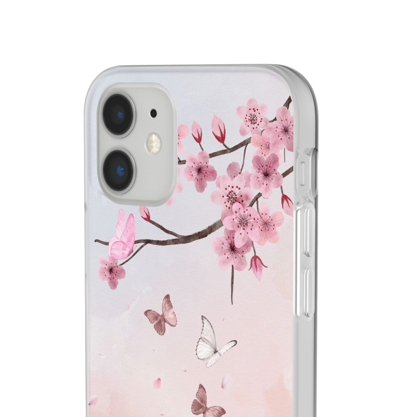 Pink Floral Flexi Case