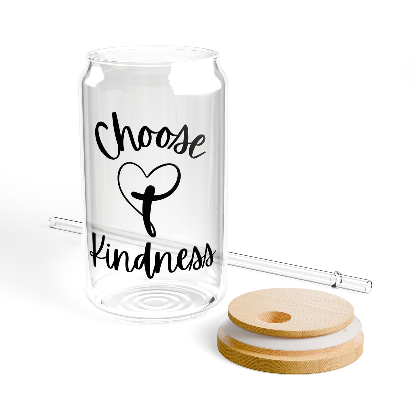 Choose Kindness Sipper Glass, 16oz