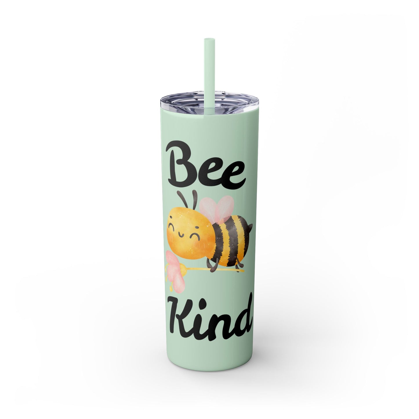 Be Kind Skinny Tumbler with Straw, 20oz