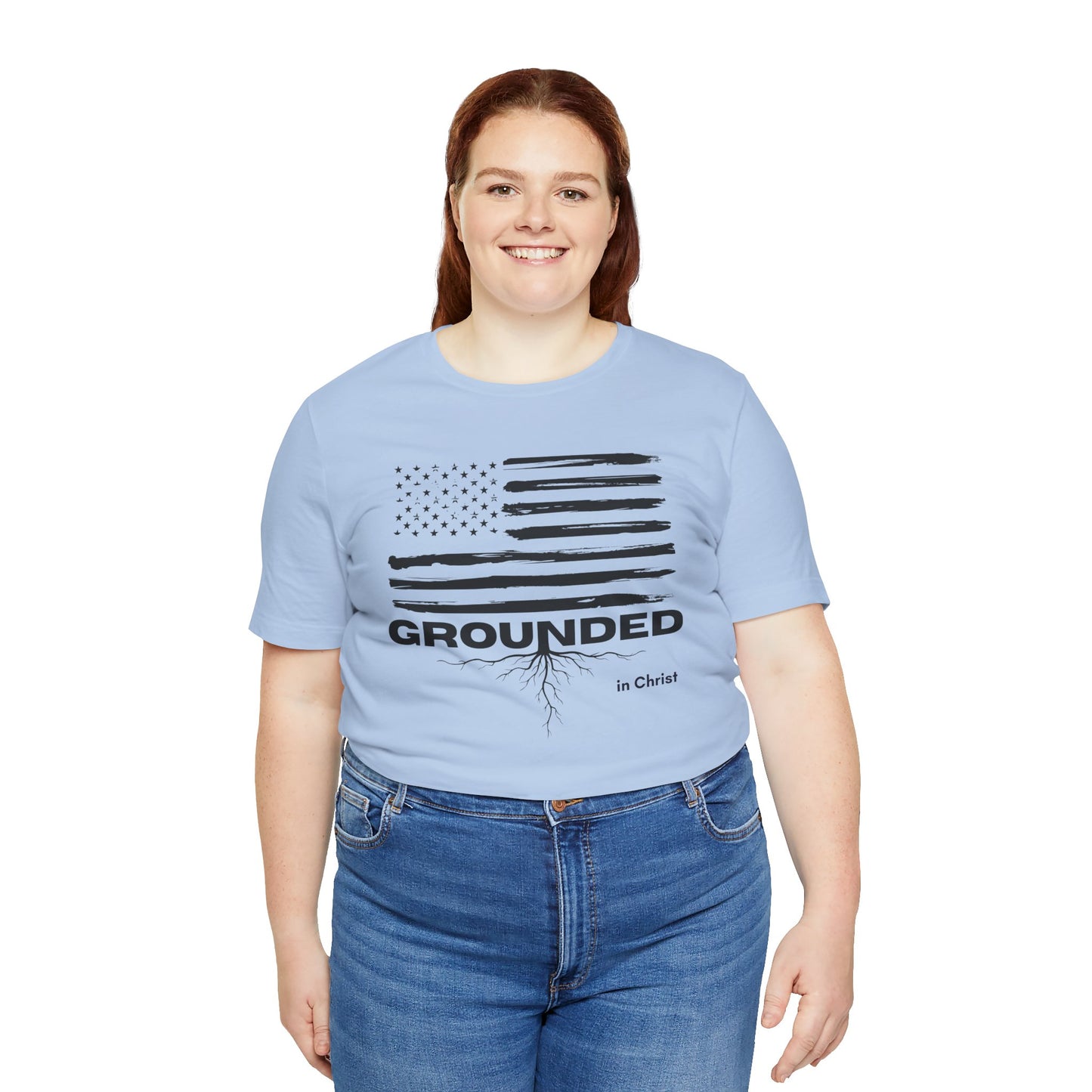 Christian Unisex Tee - Grounded in Christ T-Shirt