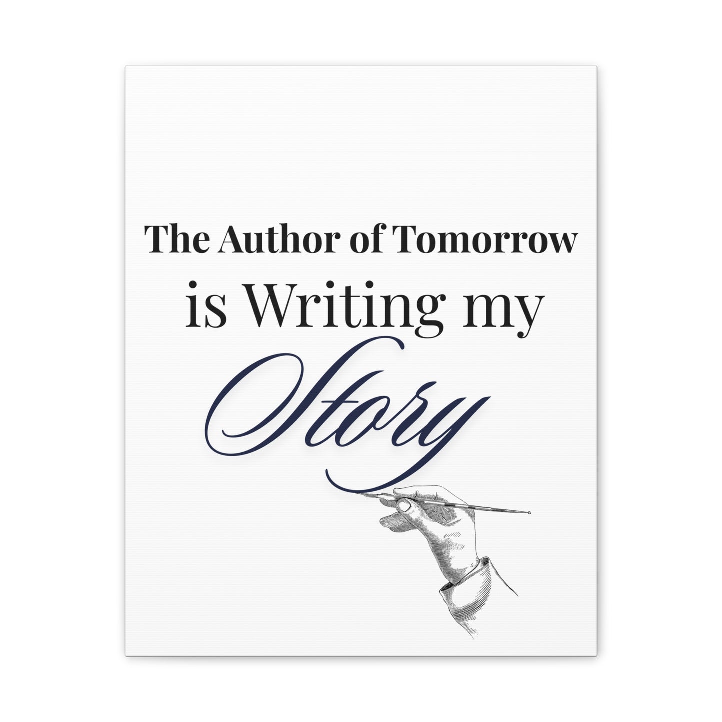 Christian Wall Art- "The Author of Tomorrow is Writing My Story